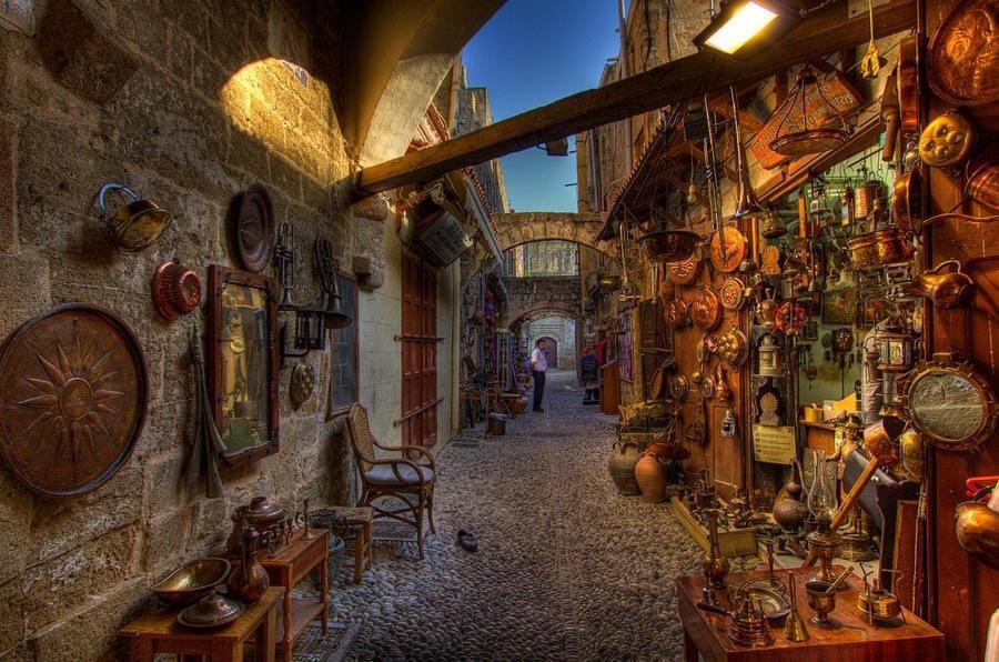 Elia Suites - Old Town Rhodes City Bagian luar foto